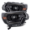880750 Luxx-Series LED Projector Headlights for 2012-2015 Toyota Tacoma - Alpha-Black