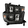 880825 Luxx-Series LED Projector Headlights for 2007-2017 Toyota Tundra/Sequoia - Alpha-Black - image 1
