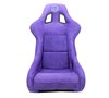 Fiberglass Large Prisma Bucket Seat Purple Microfiber - image 2