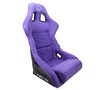 Fiberglass Large Prisma Bucket Seat Purple Microfiber - image 3