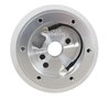 Short Hub Steering Wheel Adapter [Shiny Silver, 6-Bolt] - image 2