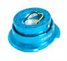 Generation 2.8 Quick Release Steering Wheel Hub New Blue Body & Diamond Cut New Blue Ring - image 1
