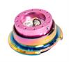 Generation 2.8 Quick Release Steering Wheel Hub Pink Body & Diamond Cut Neo-Chrome Ring - image 1