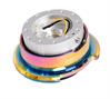 Generation 2.8 Quick Release Steering Wheel Hub Silver Body & Diamond Cut Neo-Chrome Ring - image 1