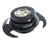 Generation 3.0 Quick Release Steering Wheel Hub Black Body & Carbon Fiber Ring - image 1