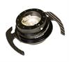 Generation 4.0 Quick Release Steering Wheel Hub - Black Body with Carbon Fiber Ring - image 1