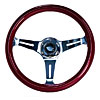 Painted Wood Steering Wheel Diameter: 12.99" (330mm) - image 1