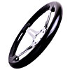 Wood Grain Steering Wheel Diameter: 12.99" (330mm) - image 3