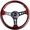 Wood Grain Steering Wheel Diameter: 12.99" (330mm) - image 1