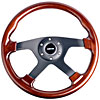 Wood Grain Steering Wheel Diameter: 13.78" (350mm) - image 1
