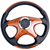 Wood Grain Steering Wheel Diameter: 13.78" (350mm) - image 1