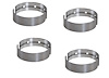 BC1027STD Main Bearing Set for 2003-2018 Toyota 4.0L [Standard Size] - image 1