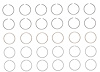 C10216-STD Piston Ring Set for 1996-2014 Isuzu, Chevrolet, GMC, Oldsmobile 4.3L [Standard Size] - image 1