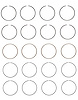 C31694-.75 Piston Ring Set for 2011-2017 Chevrolet 1.8L [0.75 mm Undersize] - image 1