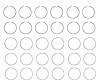 C39156-STD Piston Ring Set for 1987-1991 Dodge 3.9L [Standard Size] - image 1