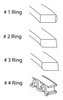 C39448-030 Piston Ring Set for 1966-1990 Chevrolet 6.0L [+0.030 in. Oversize] - image 2