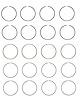 C73134-STD Piston Ring Set for 1987-1994 Toyota 1.5L [Standard Size] - image 1
