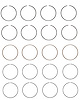 C74114-STD Piston Ring Set for 1984-1987 Honda 1.5L [Standard Size]