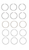 C74123-STD Piston Ring Set for 1989-2000 Chevrolet, Geo 1.0L [Standard Size] - image 1