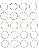 C75514-STD Piston Ring Set for 1988-1990 Dodge 1.5L [Standard Size] - image 1
