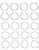 C75524-STD Piston Ring Set for 1991-1994 Dodge 1.5L [Standard Size] - image 1