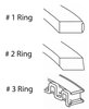 C83506-.75 Piston Ring Set for 1995-1999 Chrysler, Dodge 2.5L [0.75 mm Undersize] - image 2