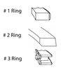C84114-STD Piston Ring Set for 1983-1986 Toyota 2.0L [Standard Size] - image 2