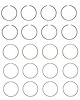 C84854-STD Piston Ring Set for 1997-2004 Ford, Mercury 2.0L [Standard Size] - image 1