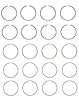 C85324-STD Piston Ring Set for 1989-1992 Plymouth, Mitsubishi 2.0L [Standard Size] - image 1