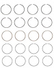 C85434-STD Piston Ring Set for 1993-1994 Eagle 2.0L [Standard Size] - image 1