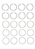 C85624-.50 Piston Ring Set for 1995-1998 Eagle 2.0L [0.50 mm Undersize] - image 1