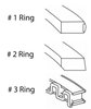 C86126-STD Piston Ring Set for 1998-2009 Chrysler, Dodge 2.7L [Standard Size] - image 2