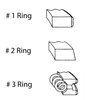 C86154-STD Piston Ring Set for 1987-1997 Toyota 2.0L [Standard Size] - image 2