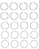 C86224-.50 Piston Ring Set for 1991-1999 Nissan, INFINITI 2.0L [0.50 mm Undersize]