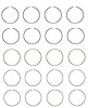 C86334-.50 Piston Ring Set for 1986-1995 Toyota 2.0L [0.50 mm Undersize]