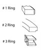 C86334-.50 Piston Ring Set for 1986-1995 Toyota 2.0L [0.50 mm Undersize] - image 2