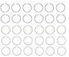C87526-.50 Piston Ring Set for 1988-1995 Lexus, Toyota 3.0L [0.50 mm Undersize] - image 1