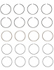 C87544-.75 Piston Ring Set for 1992-2010 Chrysler, Dodge 2.2L, 2.4L [0.75 mm Undersize] - image 1