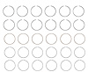 C87546-STD Piston Ring Set for 1988-1991 Lexus, Toyota 2.5L [Standard Size]