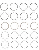 C88524-100 Piston Ring Set for 1975-1980 Toyota 2.2L [+0.100 in. Oversize]
