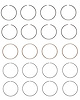 C89024-STD Piston Ring Set for 1985-1989 Nissan 2.4L [Standard Size] - image 1
