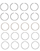 C89314-.50 Piston Ring Set for 1986-1995 Isuzu 2.3L [0.50 mm Undersize] - image 1