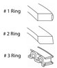 C91516-STD Piston Ring Set for 1996-2004 Mercury, Nissan, INFINITI 3.3L [Standard Size] - image 2