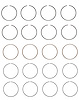 C92024-.75 Piston Ring Set for 1981-1984 Toyota 2.4L [0.75 mm Undersize]