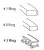C92114-.50 Piston Ring Set for 1985-1995 Toyota, Mazda 2.4L, 2.6L [0.50 mm Undersize] - image 2