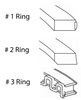 C93456-100 Piston Ring Set for 1998-2003 Isuzu, Acura, Honda 3.2L, 3.5L [+0.100 in. Oversize] - image 2