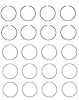 C95024-STD Piston Ring Set for 1991-1997 Toyota 2.4L [Standard Size] - image 1
