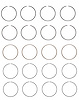 C96034-STD Piston Ring Set for 1995-2001 Ford, Mazda 2.3L, 2.5L [Standard Size] - image 1