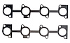 EF281-A Exhaust Gasket Set for 1991-2015 Ford, Lincoln, Mercury 4.6L, 5.4L - image 1