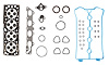 GM1.6HS-AWB MLS Engine Gasket Set for 2004-2005 Chevrolet 1.6L - image 1